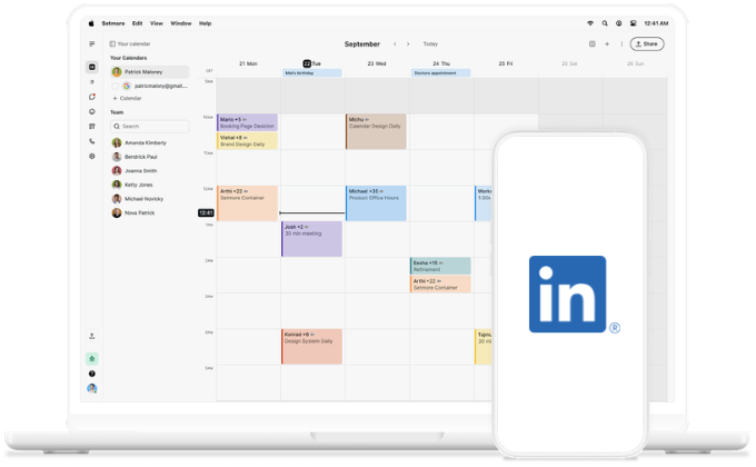 linkedin on mobile