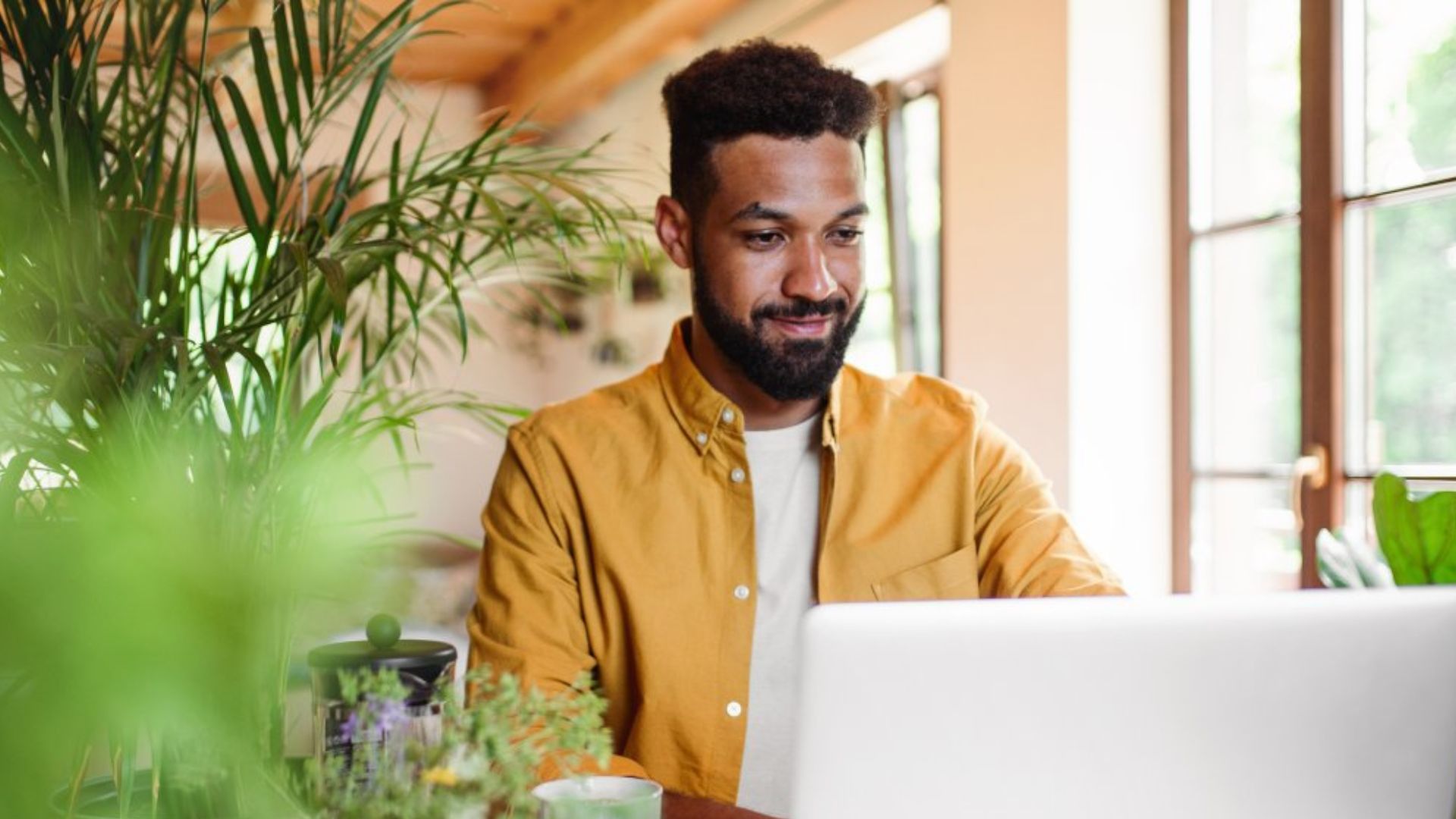 man on laptop