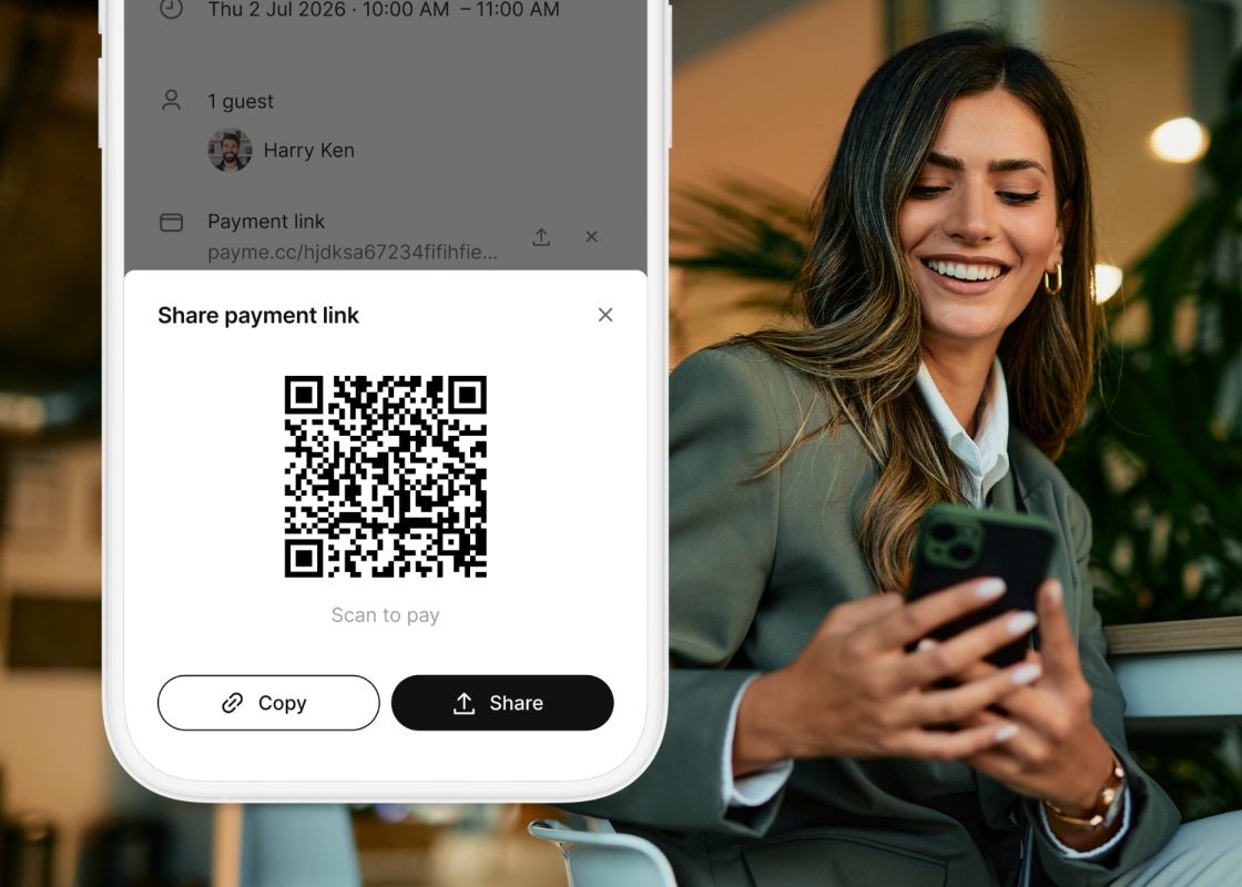 payment link share modal