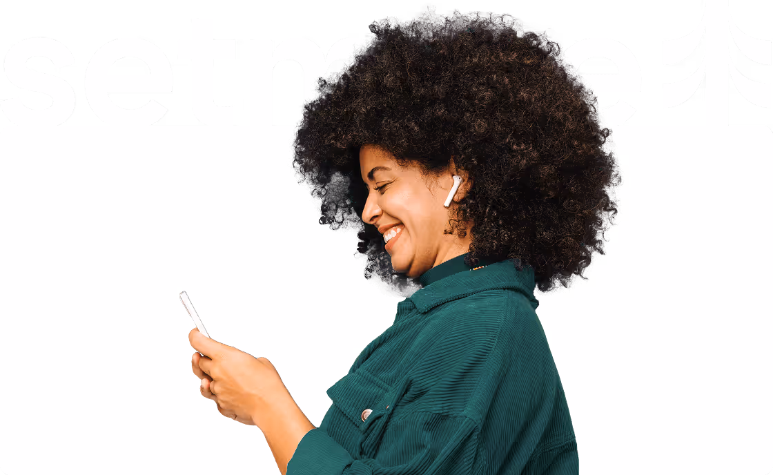 woman on phone