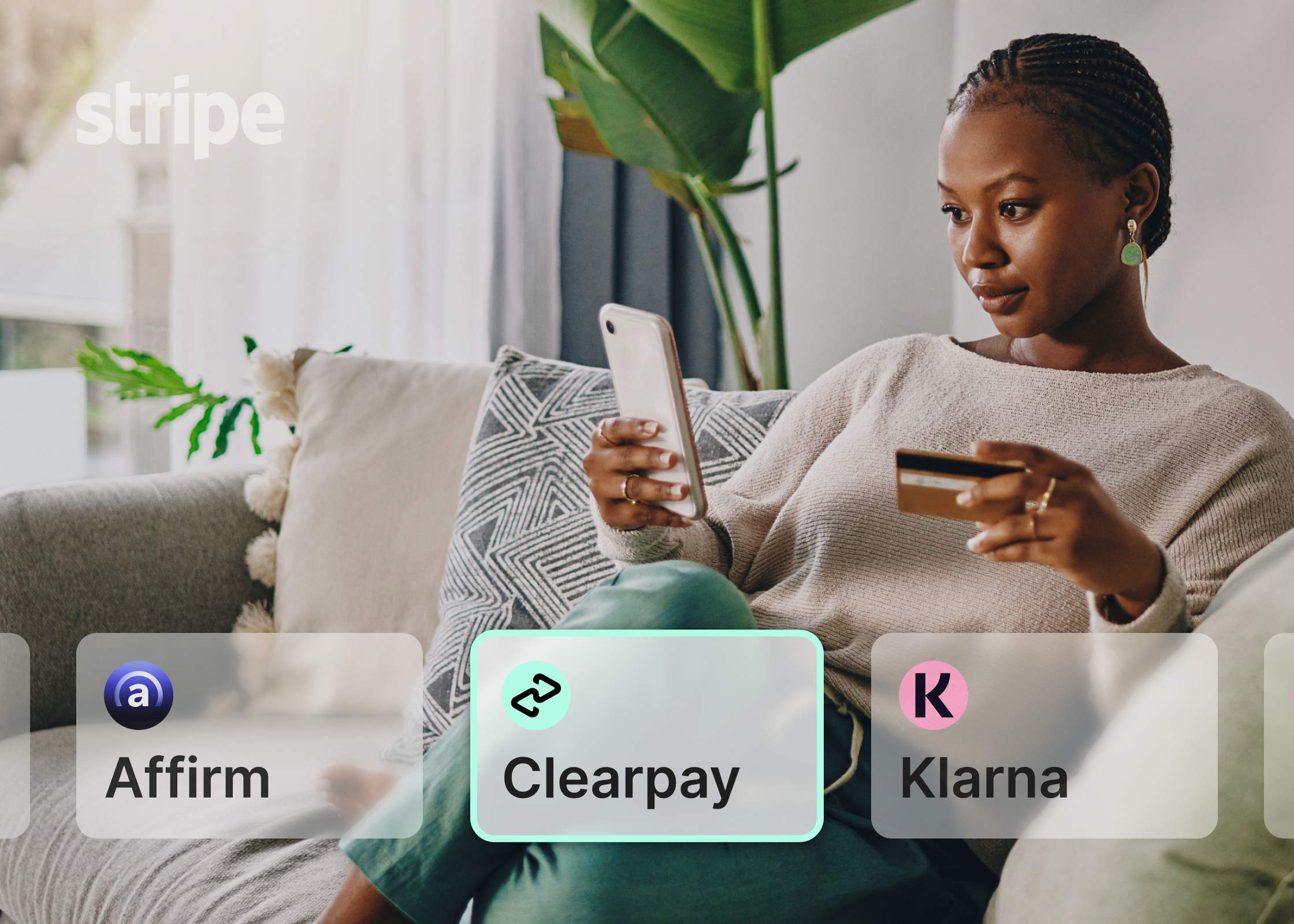 woman making a payment